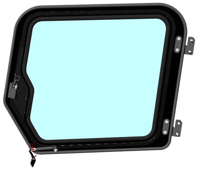 X-Series Fabricated Steel Cab Windows